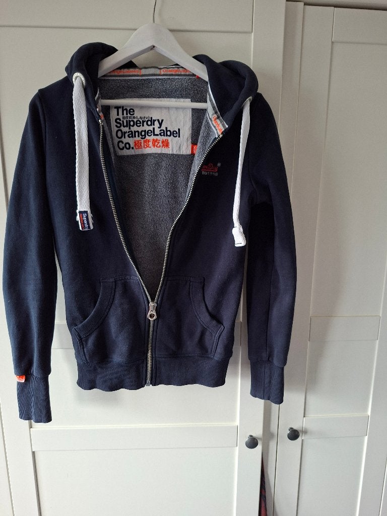 Superdry blauw vest maat SX voor 9 euro, Ophalen of Verzenden, Gedragen, Maat 34 (XS) of kleiner, Blauw