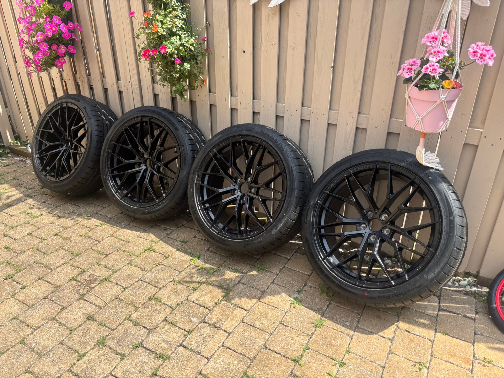 Nieuwe set 20 inch Audi Q5 A6 255 40 20 VW Tiguan 5x112 66.6, Auto-onderdelen, Ophalen, 255 mm, Banden en Velgen, Nieuw