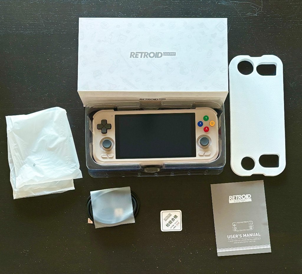 Retroid Pocket 4 Pro + Etui + grip, Ophalen of Verzenden, Retroid, Zo goed als nieuw