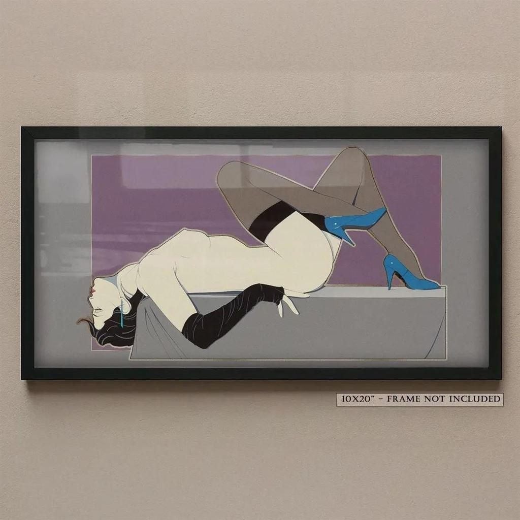 Patrick Nagel Erotische Playboy Art Print Poster III, Verzenden