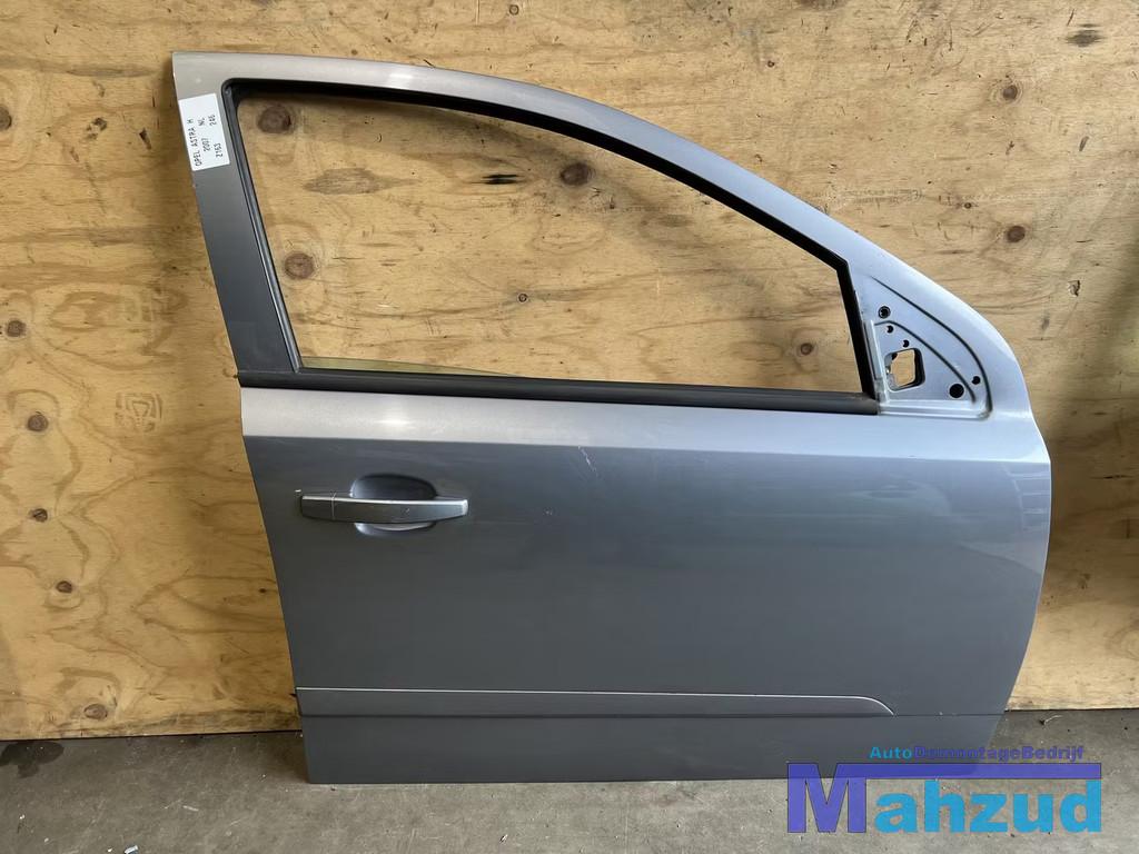 OPEL ASTRA H Rechts voor deur portier grijs Z163 2004-2014, Gebruikt, Deur, Opel Automobile GmbH, Ophalen of Verzenden