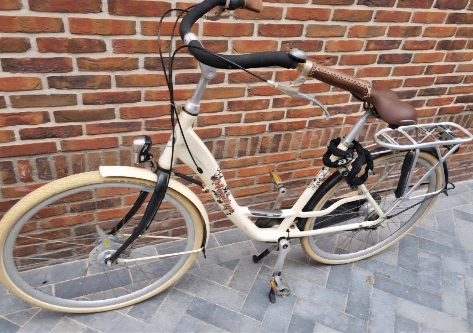 Montego damesfiets/moederfiets 28 inch, Dubbele standaard, 0 zitjes, Trommelrem, Ophalen
