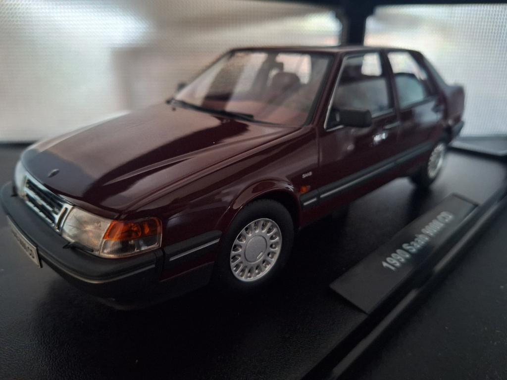 Saab 9000 CD Turbo 1990 Schaal 1:18, Overige merken, Triple 9, Nieuw, Auto