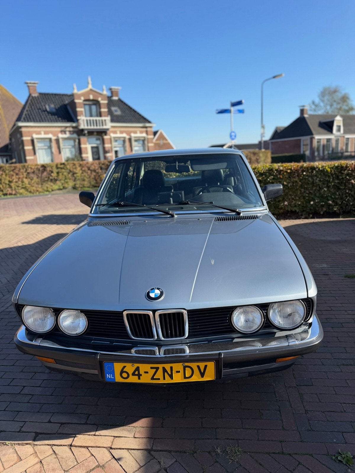 BMW 5-Serie 2.5 I 525 AUT 1984 Blauw, Auto's, Automaat, 2494 cc, Blauw, Bedrijf