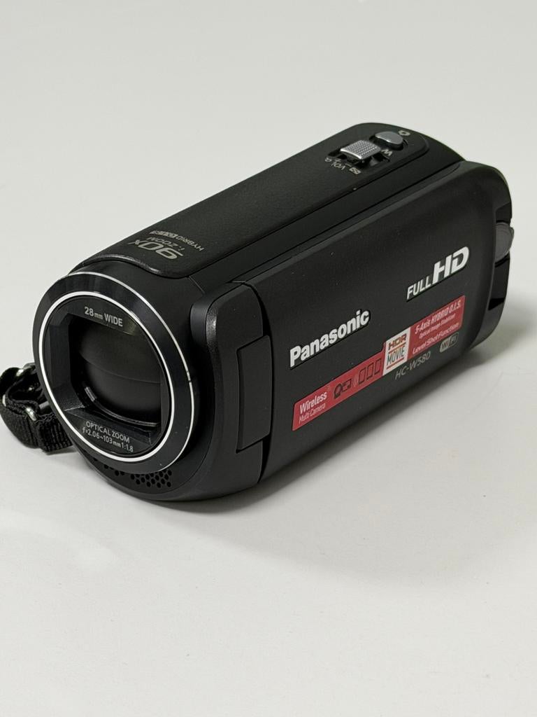 Panasonic HC-W580 Full HD twin Camcorder wifi hdmi 90x zoom, Panasonic, Full HD, 20x of meer, Ophalen of Verzenden