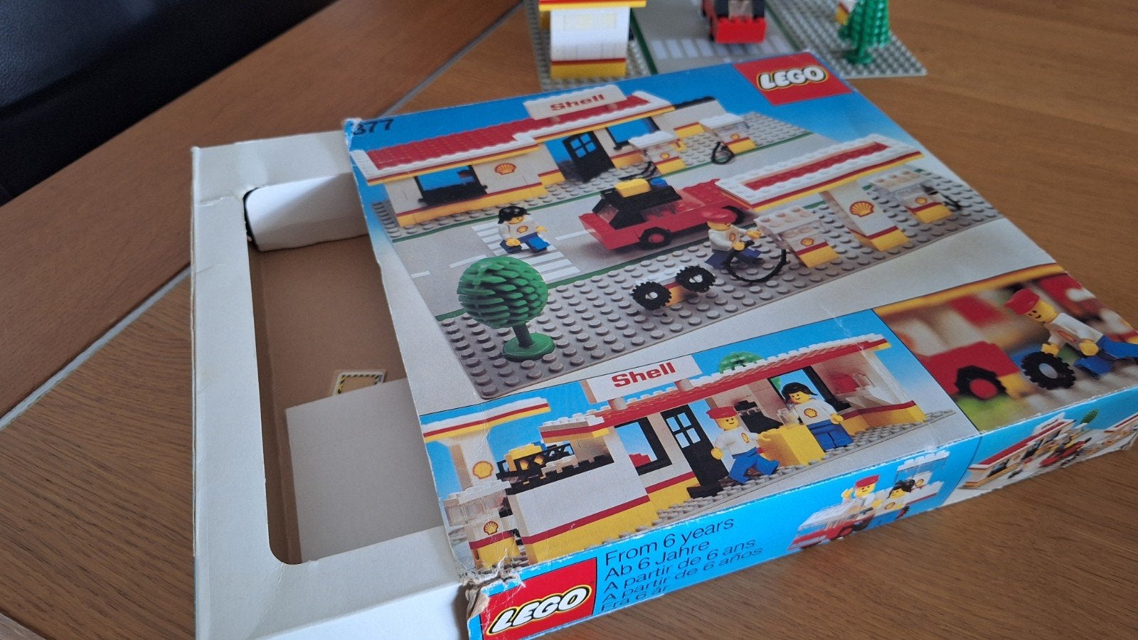 LEGO Shell Tankstation 377 - Vintage Set, Ophalen of Verzenden, Gebruikt, Overige merken