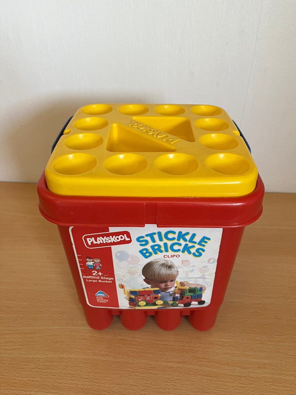 Playkool Clipo noppers constructiebox, creatief bouwen, Ophalen, Zo goed als nieuw