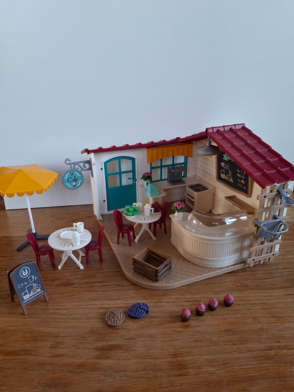 Schleich Paardencafé met accessoires, Ophalen of Verzenden, Zo goed als nieuw, Jongen of Meisje