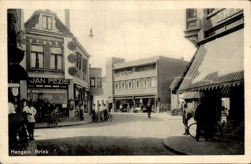 Hengelo - Brink, Ophalen of Verzenden, 1920 tot 1940, Gelopen, Overijssel