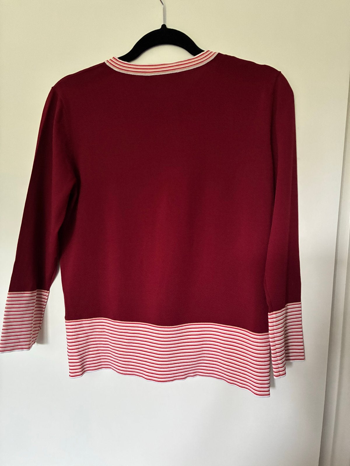MONOPRIX Femme trui rood met strepen maat 38/40 (M), Kleding | Dames, Ophalen of Verzenden, Zo goed als nieuw, Maat 38/40 (M)