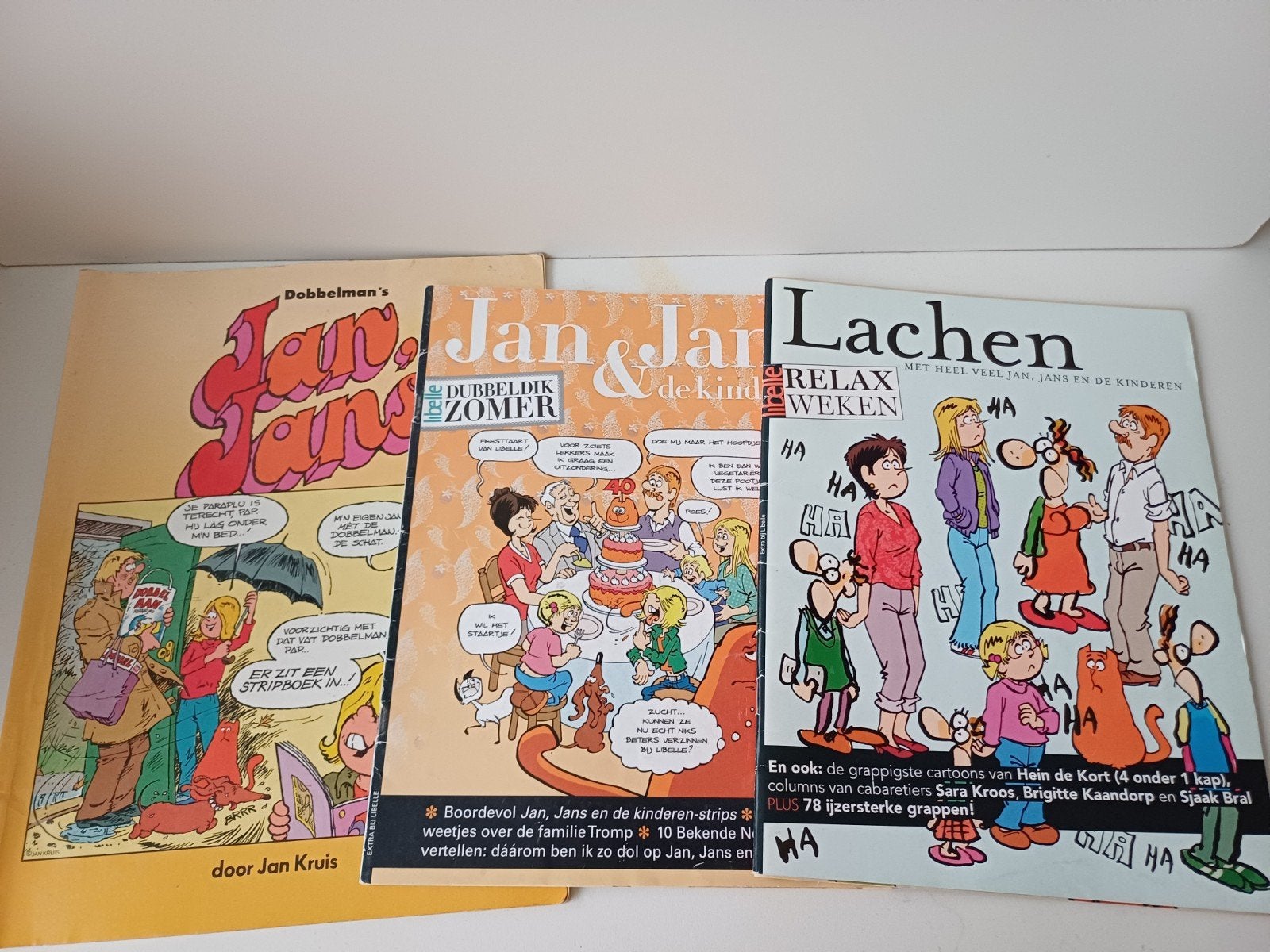 Boek en 2 tijdschriften Jan Jans en de kinderen, Ophalen of Verzenden, Zo goed als nieuw