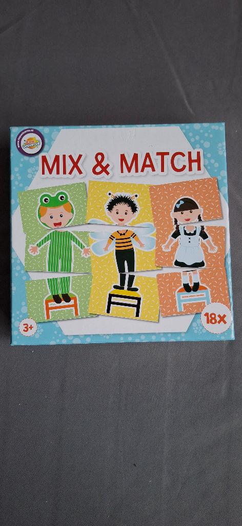 Mix en match spel, Ophalen of Verzenden, Zo goed als nieuw, Puzzelen