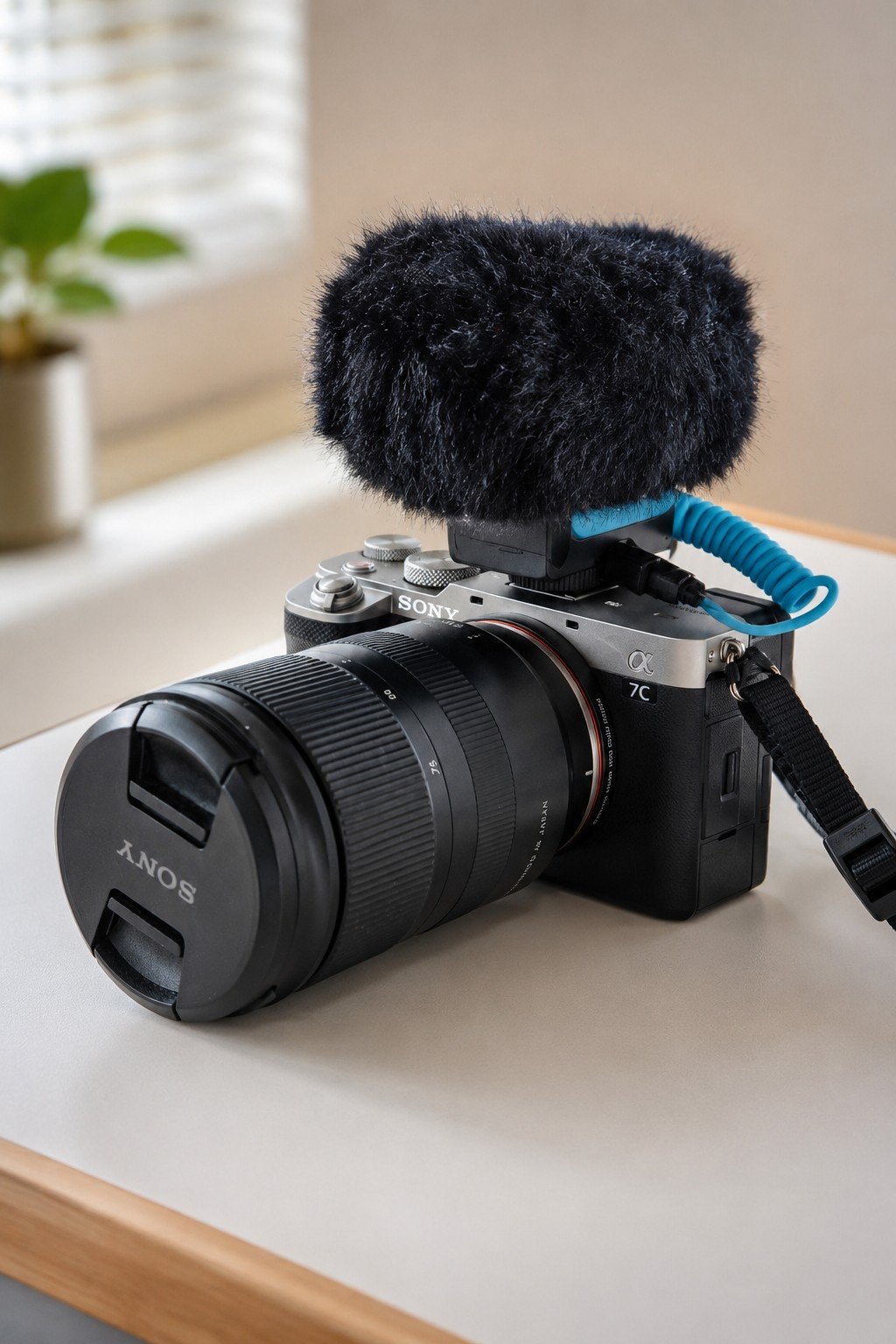 Sony A7C kit met Tamron 28-75mm f/2.8 en Sennheiser mic, Audio, Tv en Foto, Fotocamera's Digitaal, Kantelbaar/draaibaar scherm