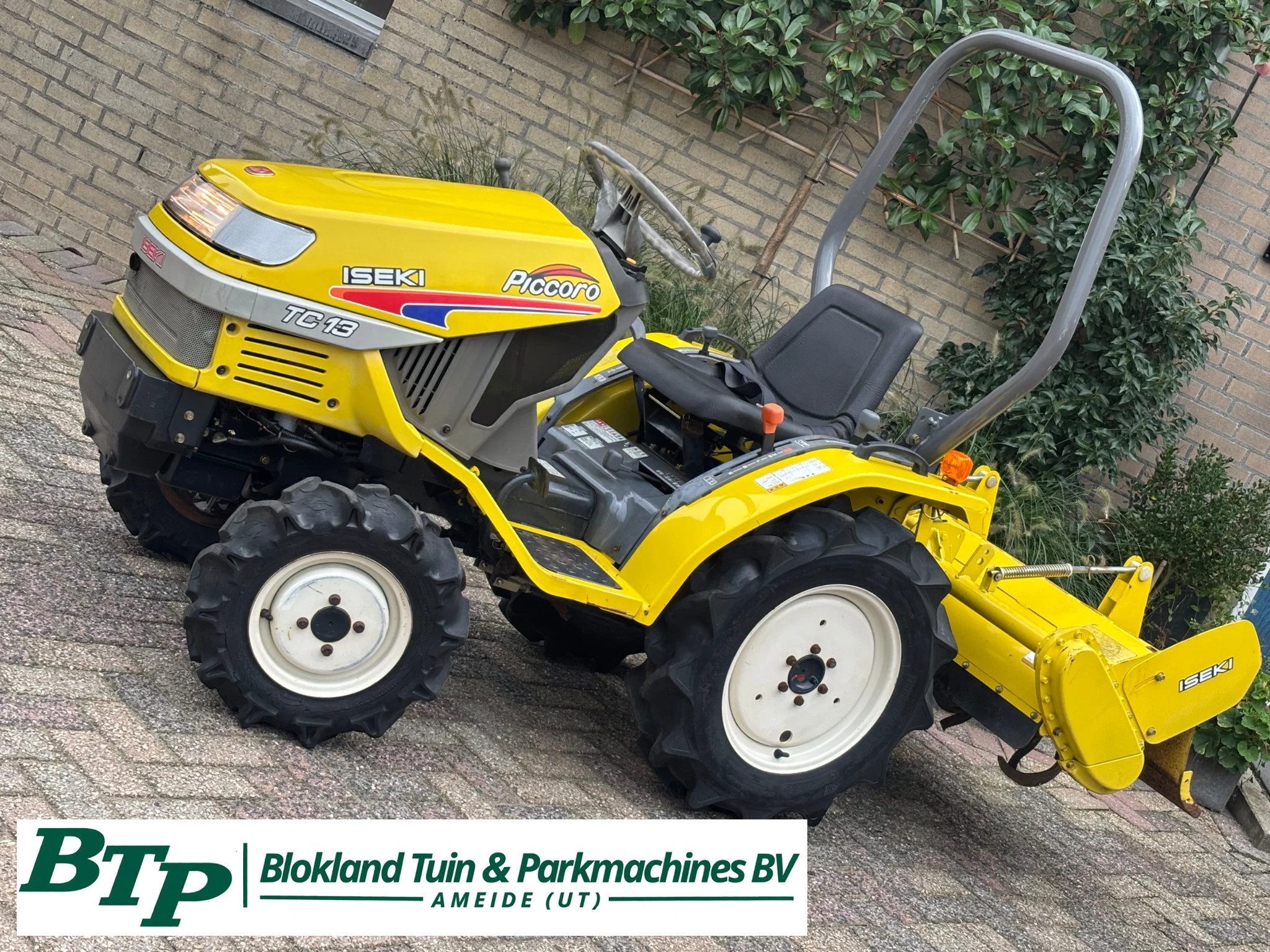Iseki TC13 Minitractor incl. Freesmachine frees diesel tract, Gebruikt, Iseki