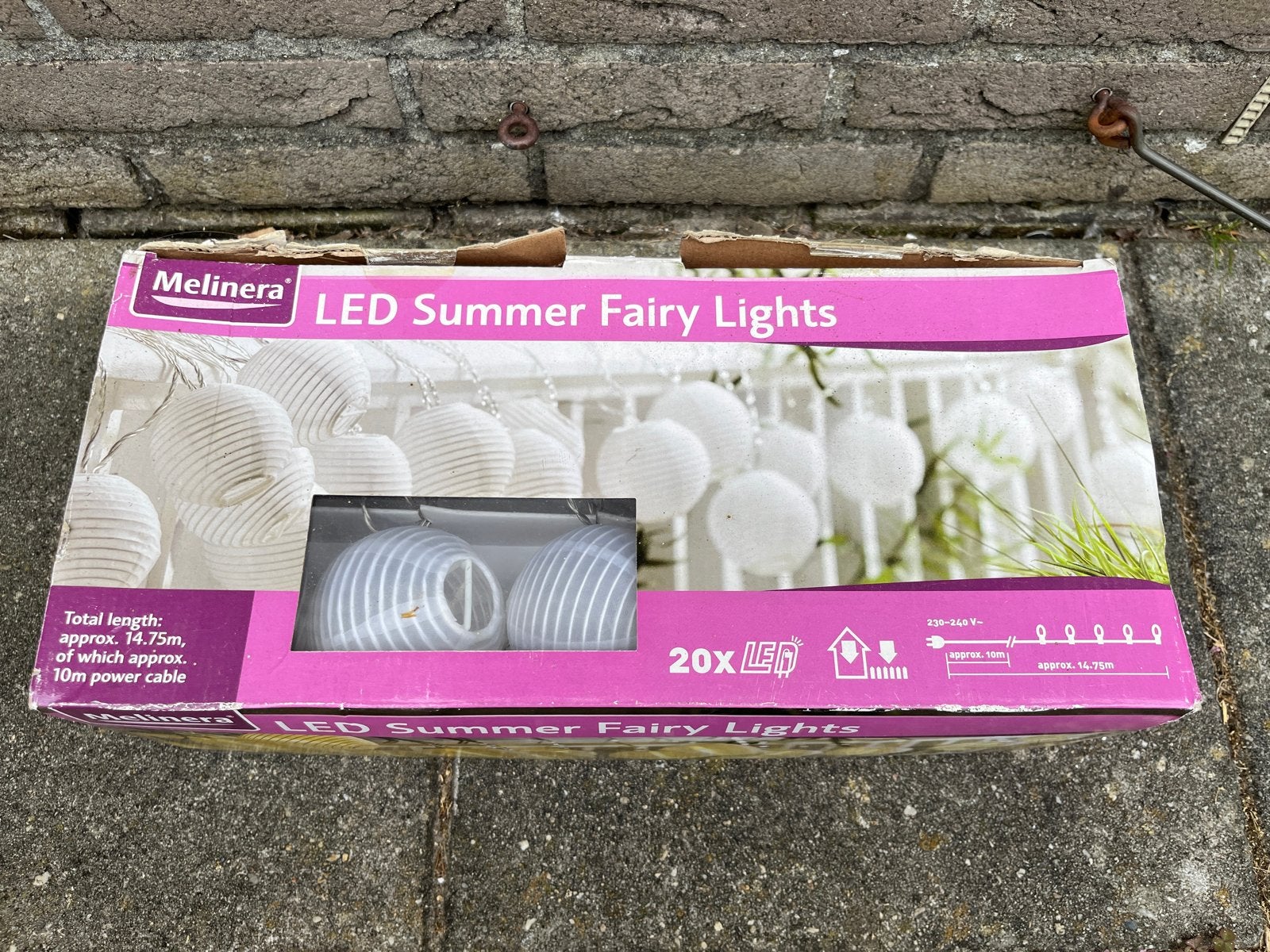 Melinera LED Summer Fairy Lights - 20 decoratieve lampjes, Kunststof, Minder dan 50 watt, Overige typen, Nieuw