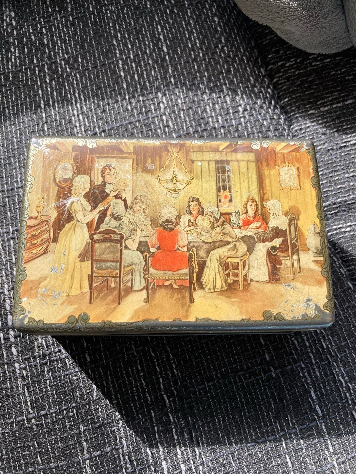 Vintage blik J. Jansse Wz Rotterdam - Brood & Banketbakkerij, Verzamelen, Ophalen of Verzenden, Gebruikt, Overige, Overige merken