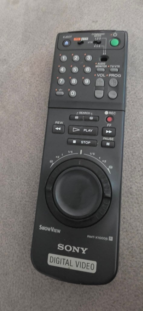 Sony RMT-X1000B afstandsbediening – DV / Digital8 / Hi8, Gebruikt, Overige soorten, Ophalen of Verzenden, Sony