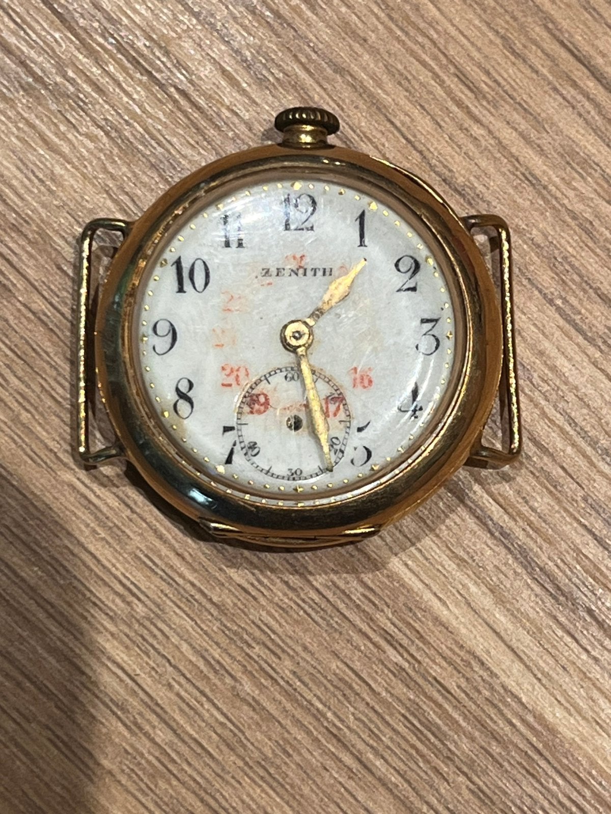 Vintage Zenith Polshorloge 14K Goud - Jaren '30, Sieraden, Tassen en Uiterlijk, Horloges | Antiek, Overige merken, Zakhorloge