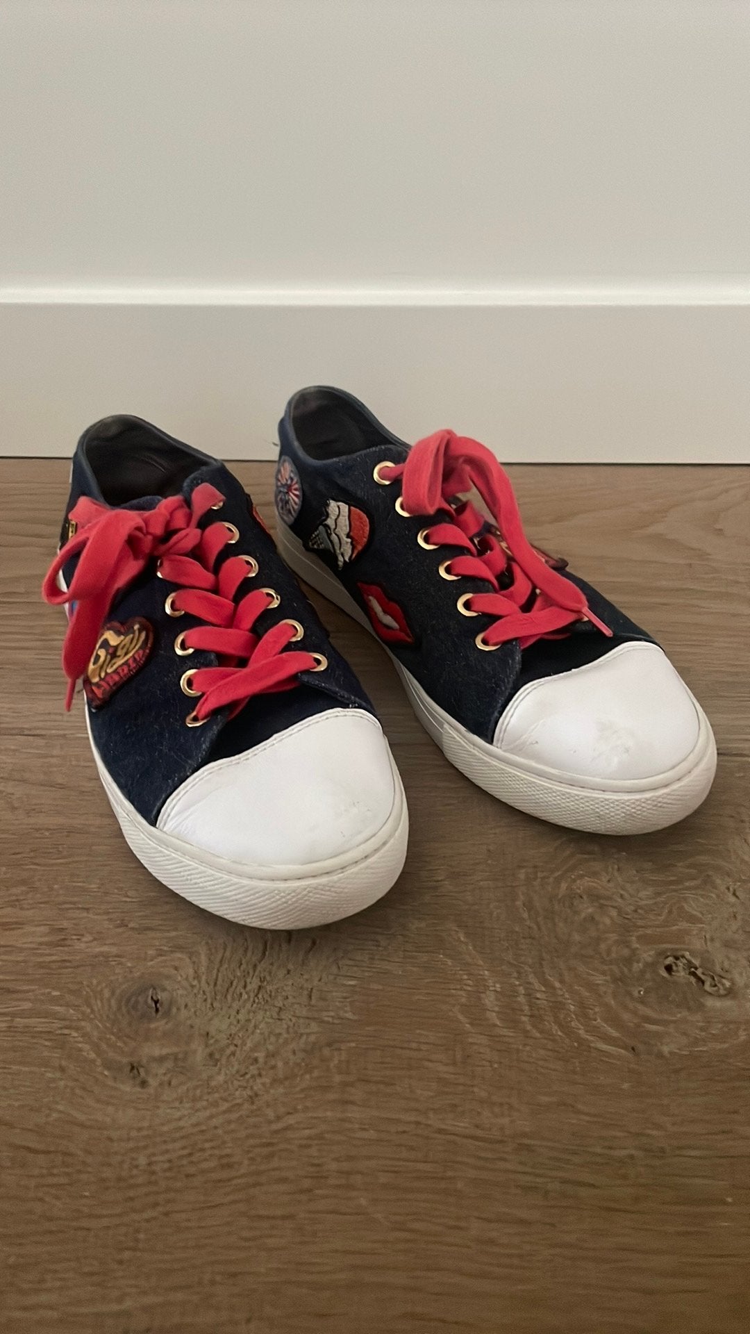 Tommy Hilfiger sneaker Gigi Hadid, Blauw, Ophalen of Verzenden, Sneakers of Gympen, Gedragen