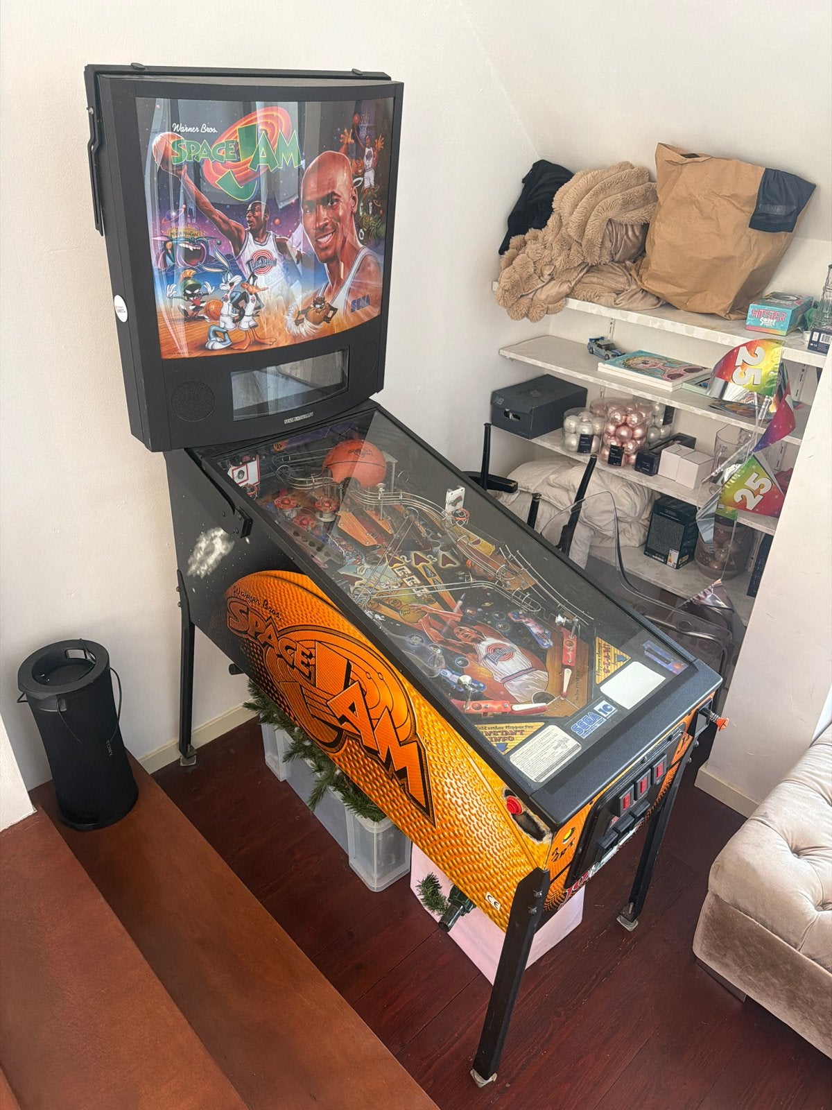 Space Jam Flipperkast - Sega - Zo goed als nieuw, Ophalen, Sega, Elektronisch, Zo goed als nieuw