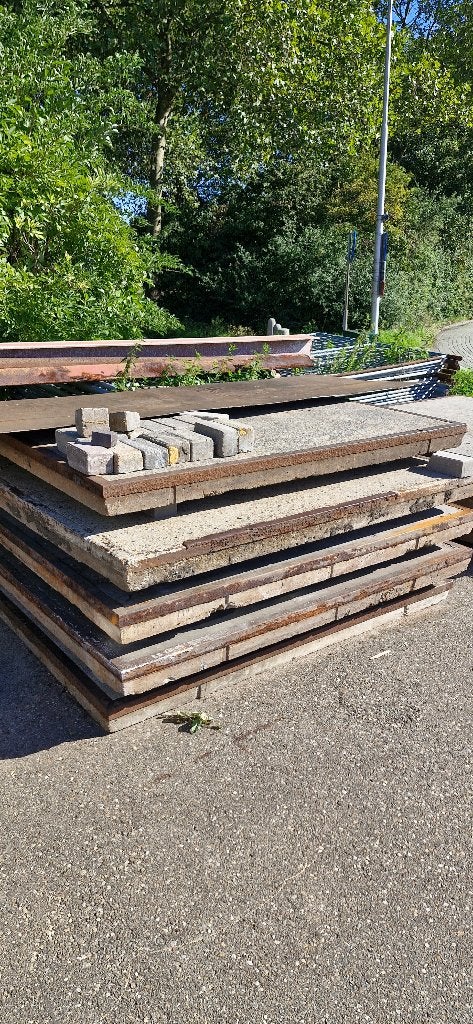 stelcon platen, Tuin en Terras, Ophalen, Gebruikt, Overige typen, 10 m² of meer