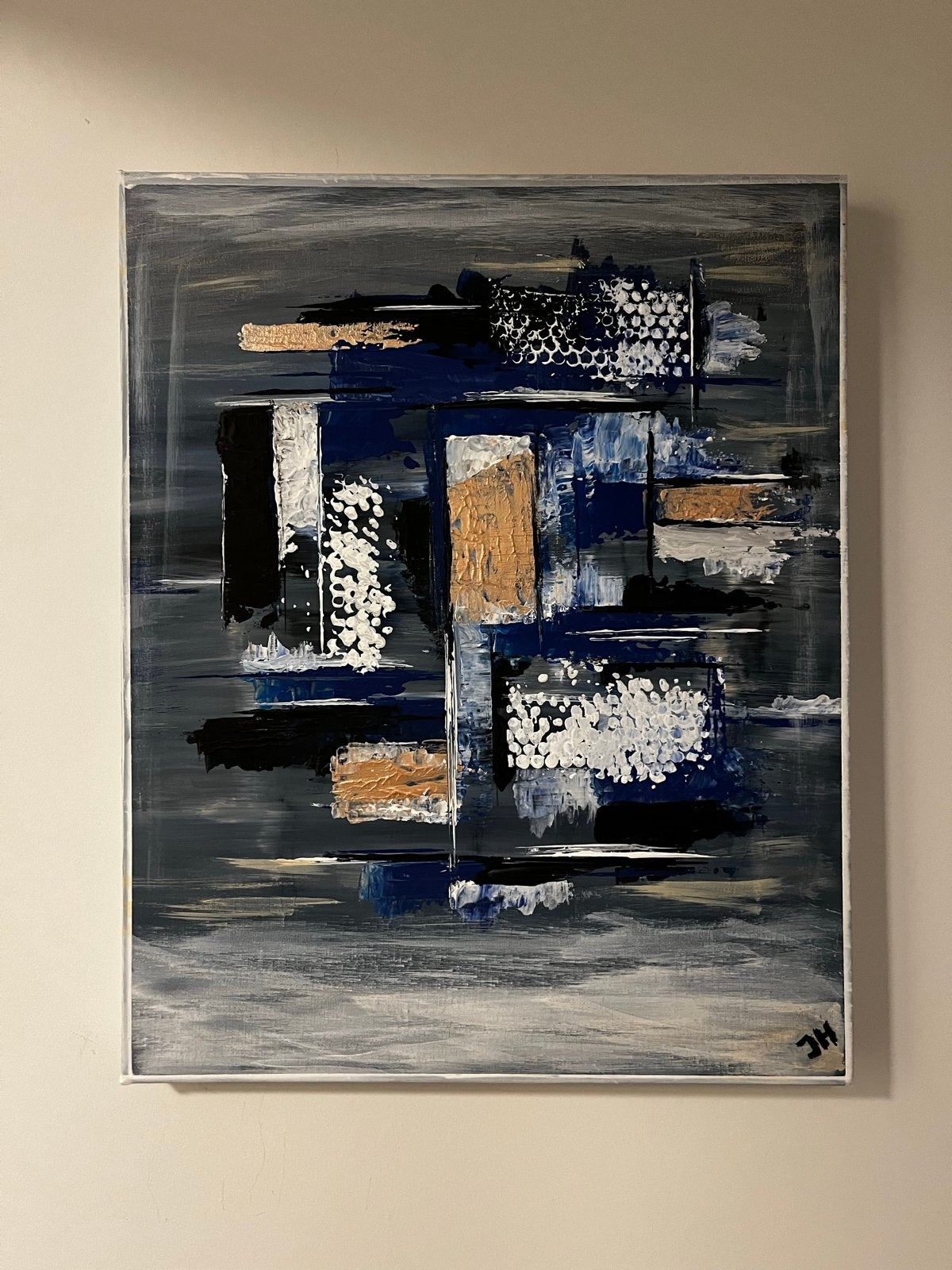 Abstract Acryl Schilderij 40x50 cm, Ophalen of Verzenden