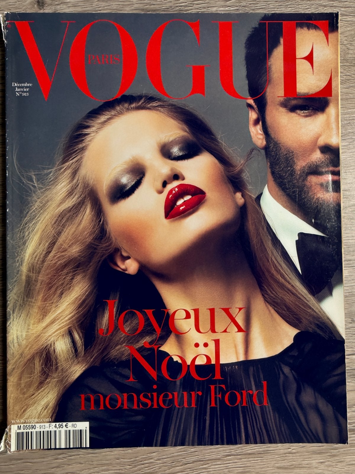 Vogue Paris Dec 2010/Jan 2011-Daphne Groeneveld Tom Ford, Ophalen of Verzenden, Gelezen, Glossy