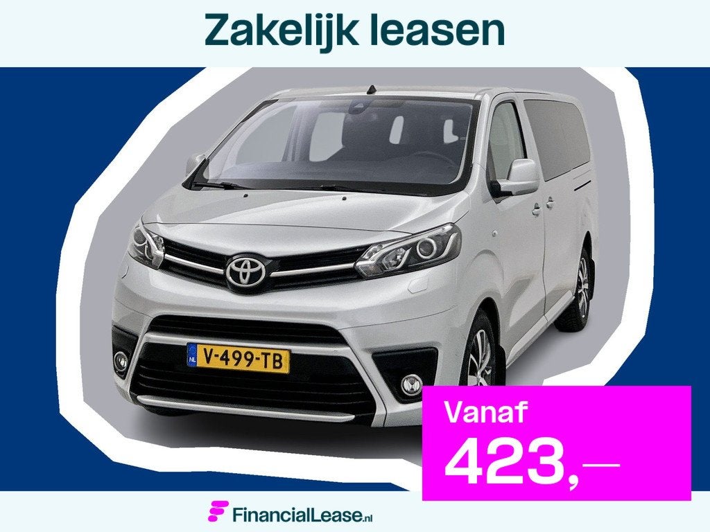 Toyota ProAce Worker 2.0 D-4D Dynamic Long Verso DC 177pk Pa, Gebruikt, 4 cilinders, Met garantie (alle), Origineel Nederlands