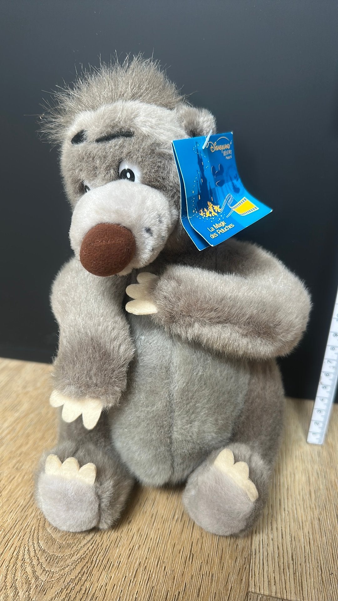Disney Baloe Jungle Book knuffel met label 27 cm, Ophalen of Verzenden, Leeuwenkoning of Jungle Boek, Nieuw, Knuffel