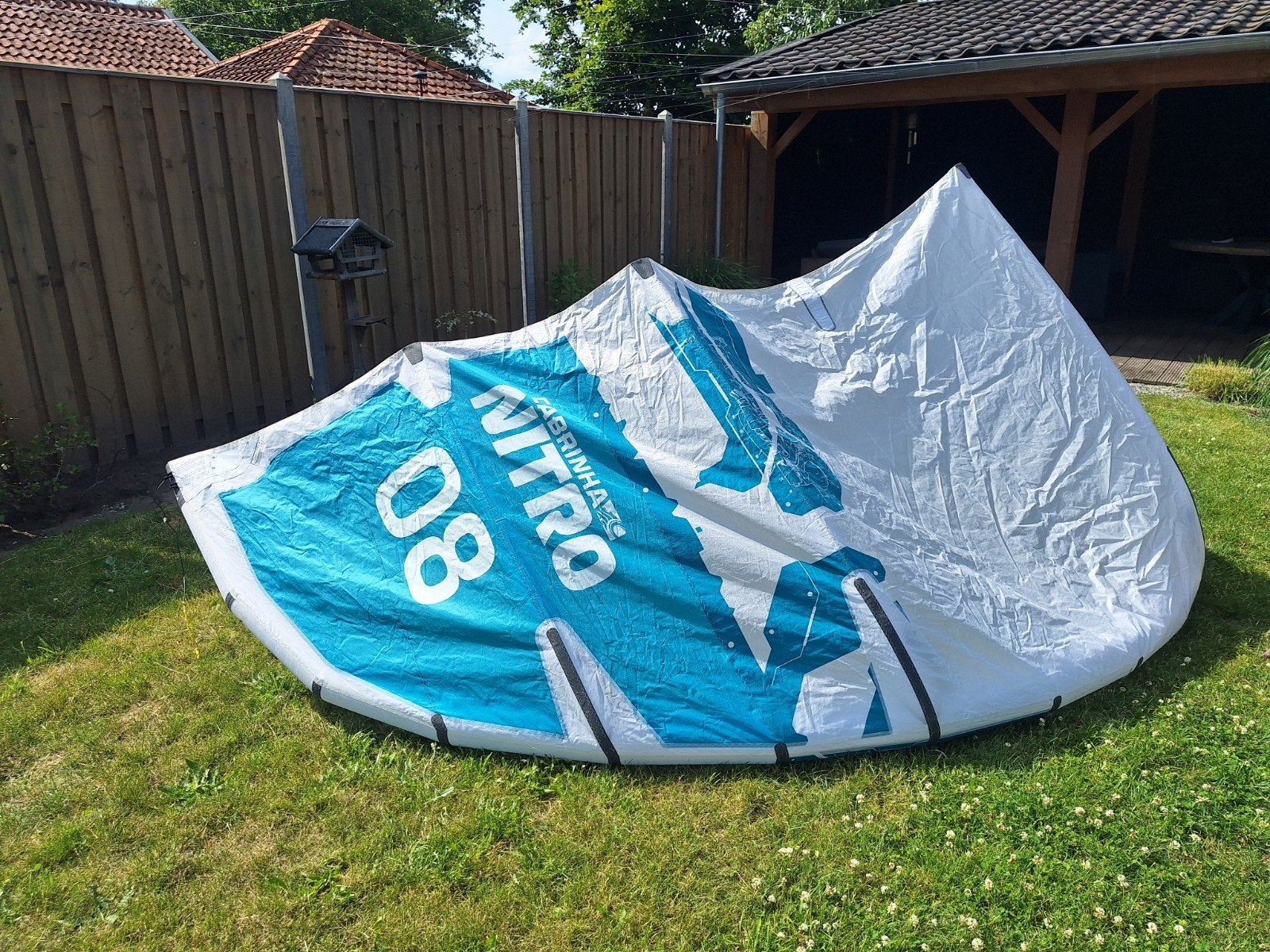 cabrinha nitro 8 2023, Watersport en Boten, Kitesurfen, Ophalen, 8 m², Geen board, Zo goed als nieuw