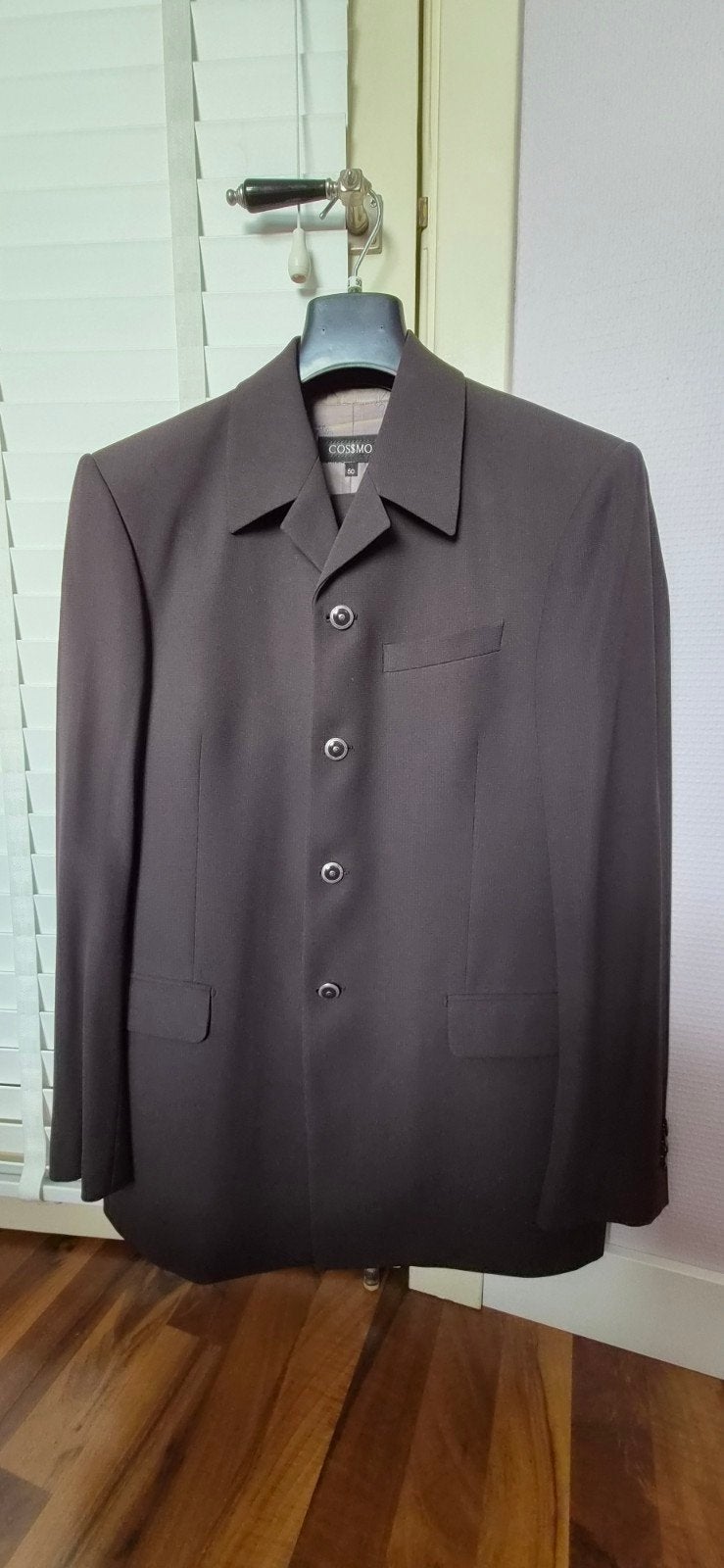 Cossmo Trouwpak Maat 50 - Stijlvol en Tijdloos, Kleding | Heren, Zwart, Ophalen of Verzenden, Zo goed als nieuw, Cossmo