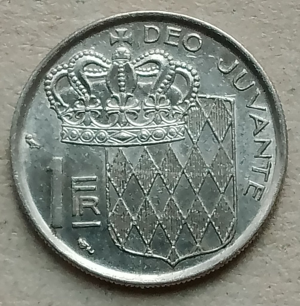 Monaco, 1 franc 1960, Ophalen of Verzenden, Overige landen, Losse munt