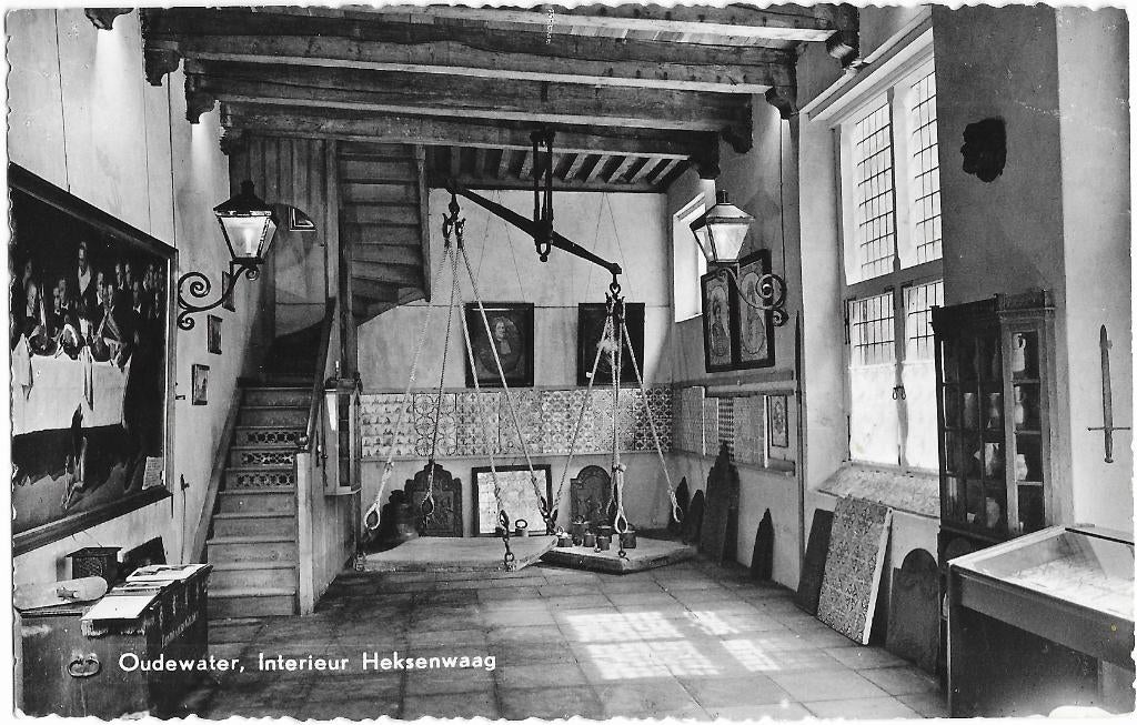 Oudewater, Heksenwaag, Interieur, weegschaal, Verzenden, 1940 tot 1960, Ongelopen, Utrecht