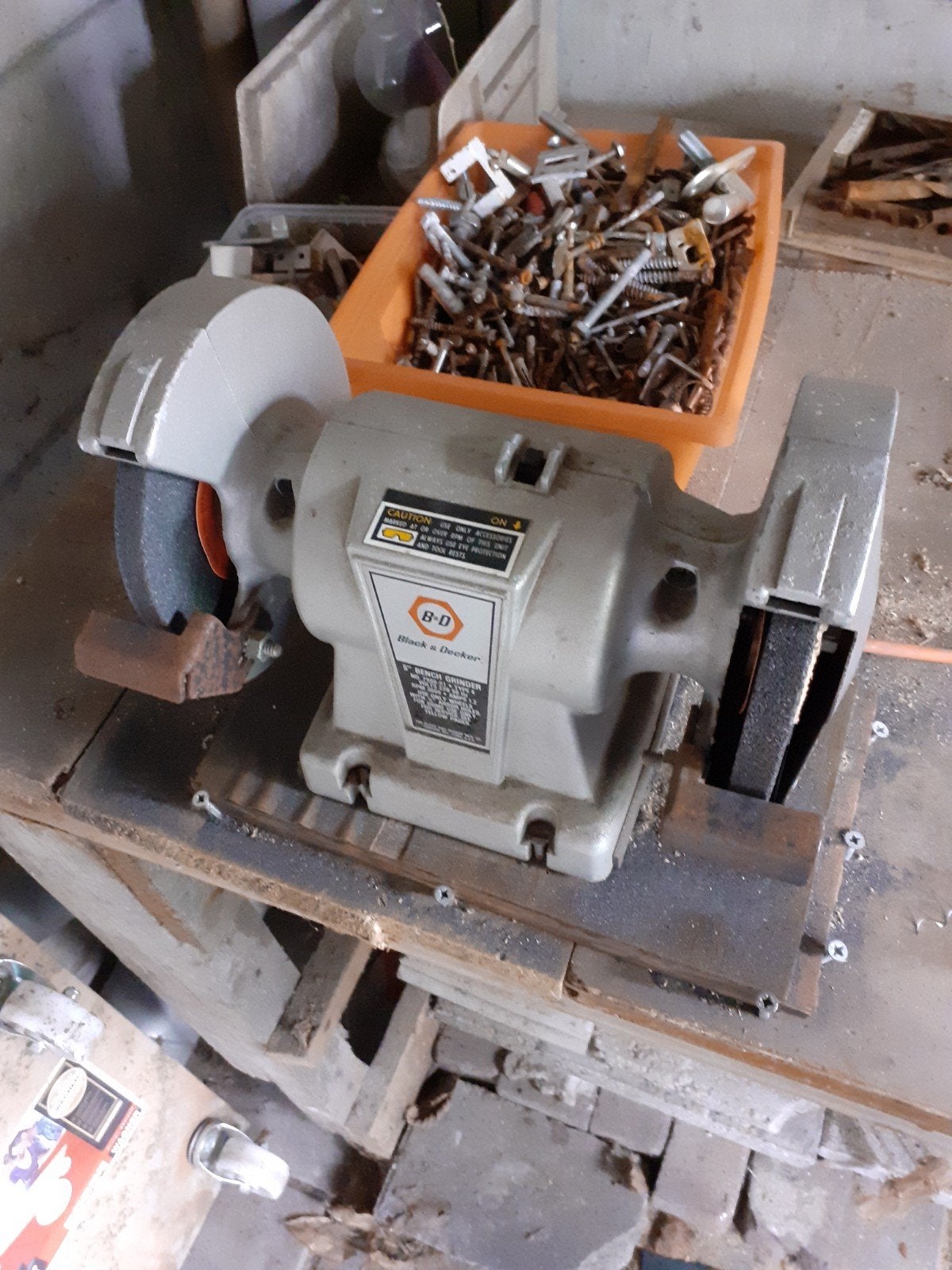 Black & Decker slijp draaibank - Gebruikt, Ophalen, Gebruikt, Werkbankslijpmachine
