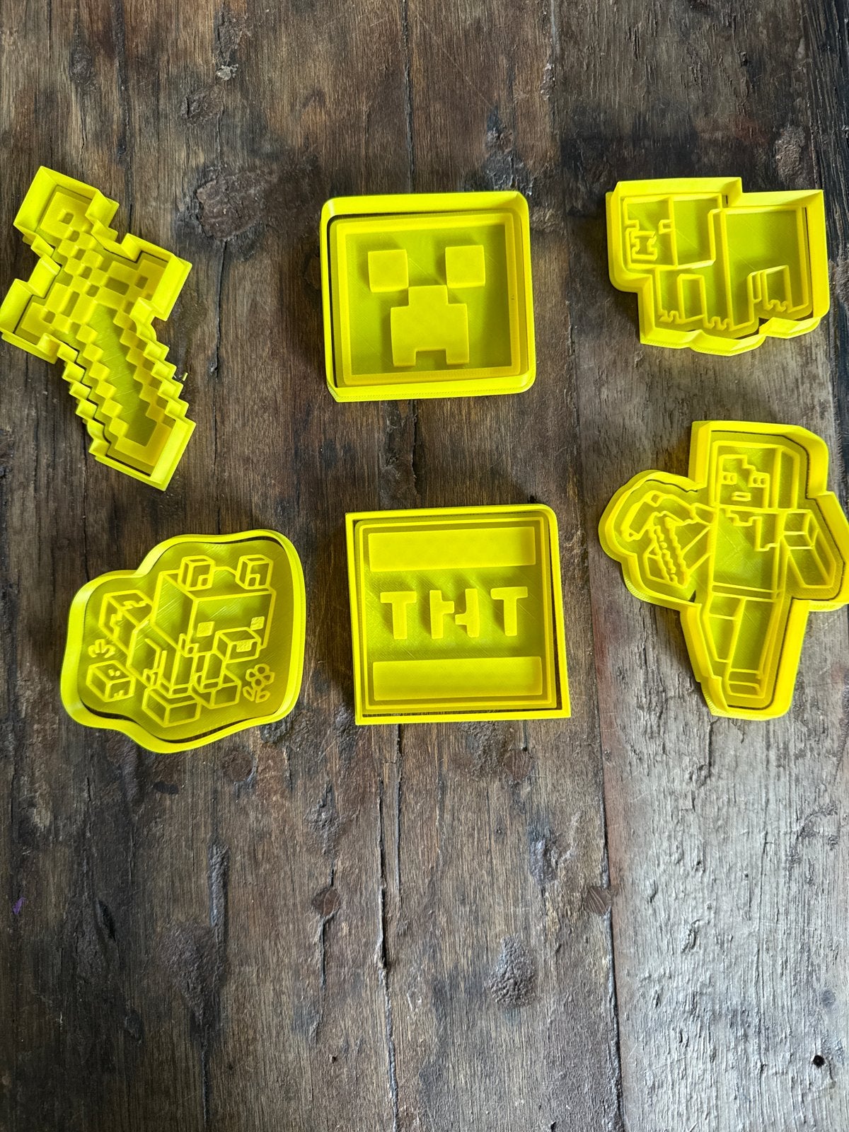 Minecraft Koekjesvormen - Set van 6, Ophalen of Verzenden, Nieuw