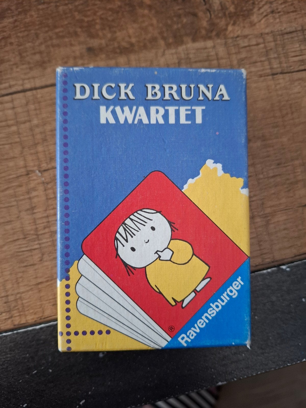 Dick Bruna Kwartetspel - Vintage Ravensburger Kaartspel, Drie of vier spelers, Ophalen of Verzenden, Gebruikt, Ravensburger
