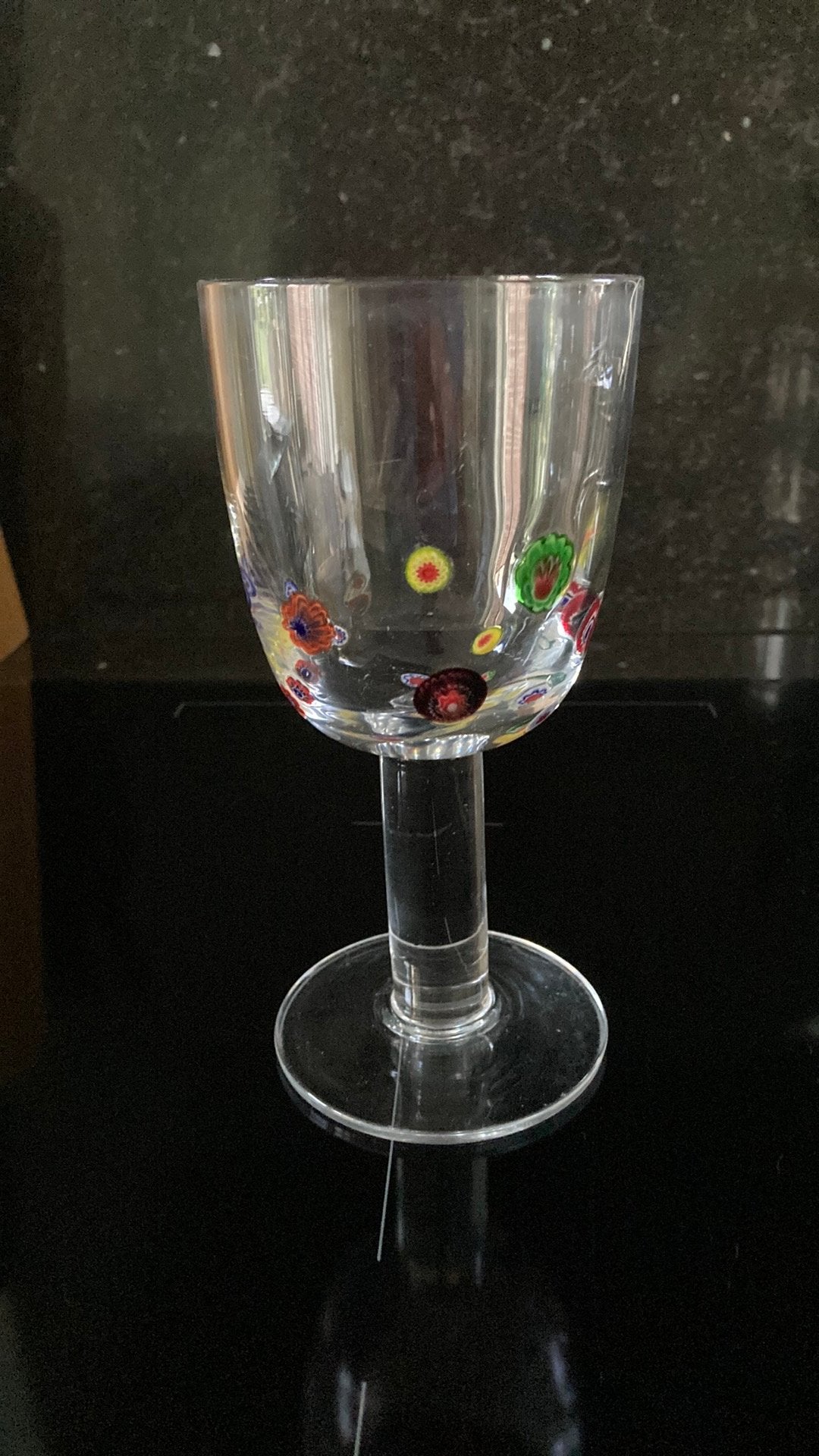 Wijnglas Leonardo Murano, Ophalen of Verzenden, Gebruikt, Overige typen