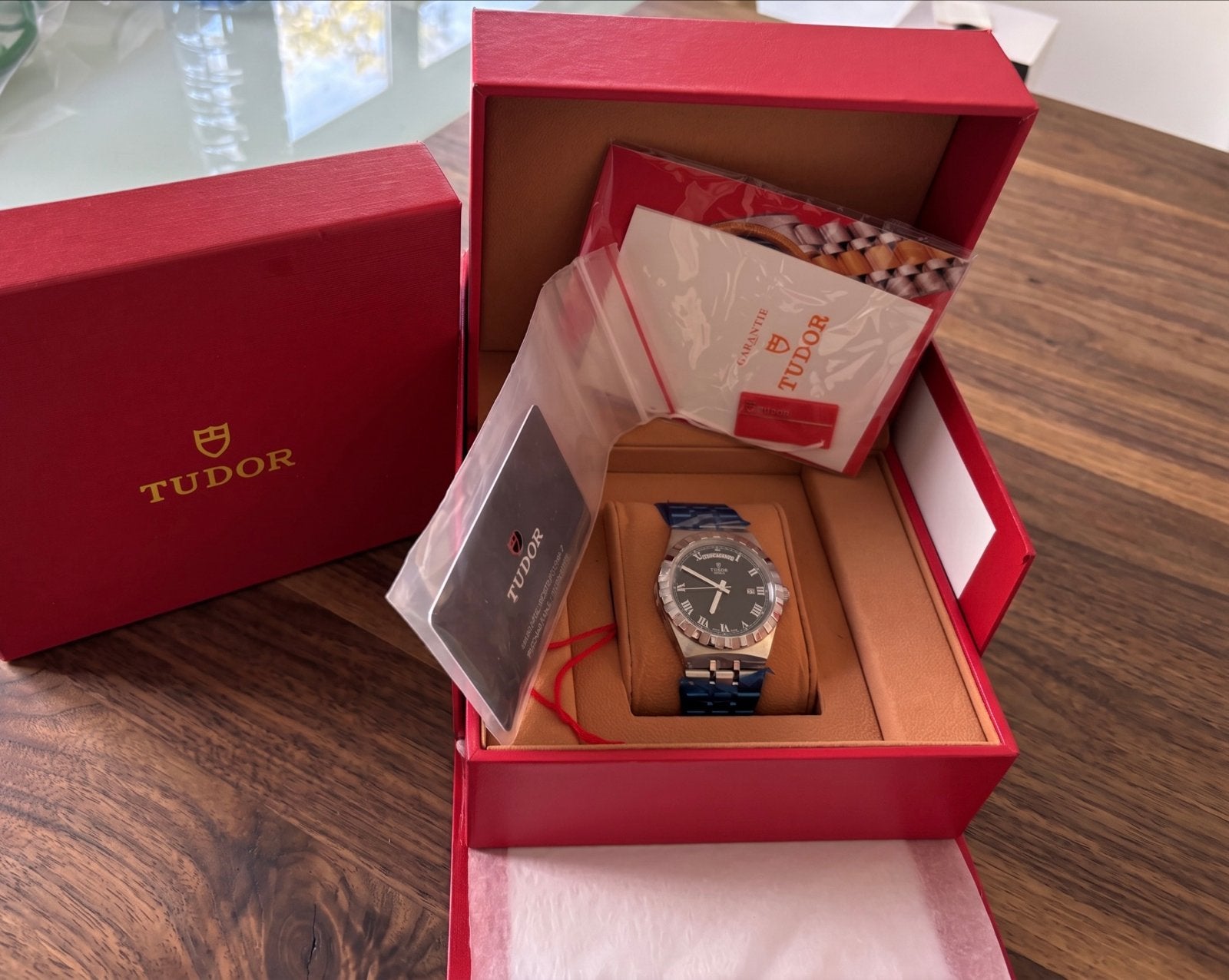 Tudor Royal Day-Date Absolute TOP prijs!!!, Overige merken, Staal, Staal, Polshorloge