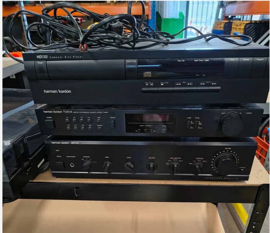 stereoset Harman/Kardon versterker, cd speler en Tuner, Gebruikt, ., ., Tuner of Radio