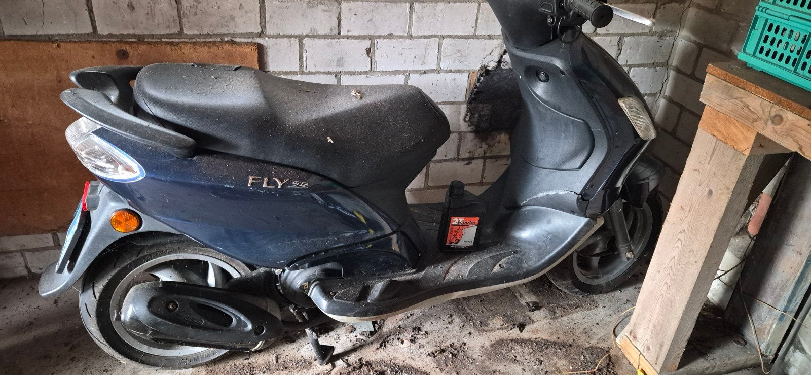Piaggio Fly 25 km/u Scooter - Onderdelen, Fietsen en Brommers, Scooters | Piaggio, Ophalen, Gebruikt, Fly, Benzine