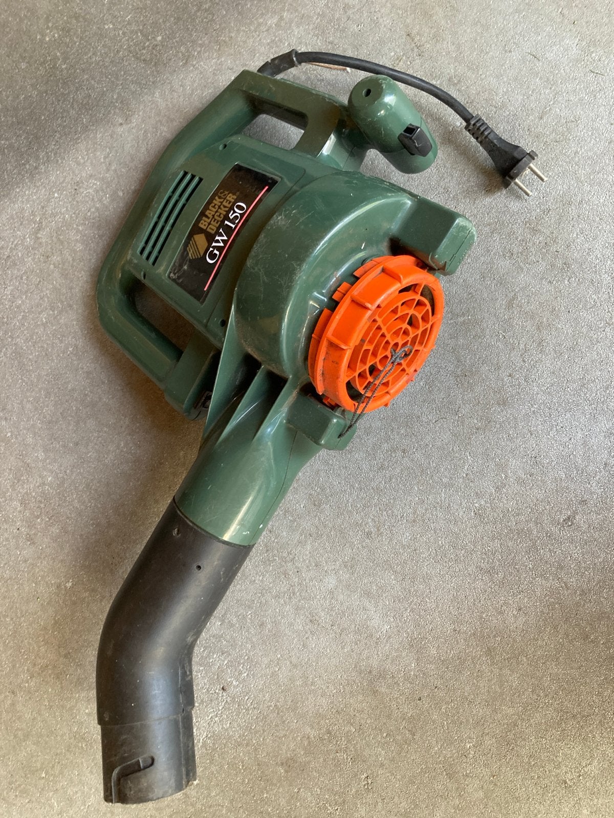 Black & Decker GW150 Bladblazer - Elektrisch, Ophalen, Gebruikt, Elektrisch, Handgedragen