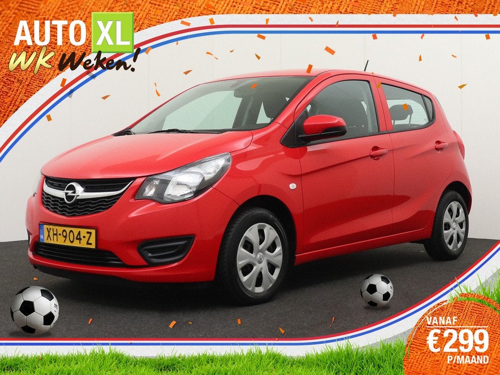 Opel KARL 1.0 75 PK Edition Multimedia Bluetooth Cruise Cont, Voorwielaandrijving, 839 kg, Stof, Gebruikt
