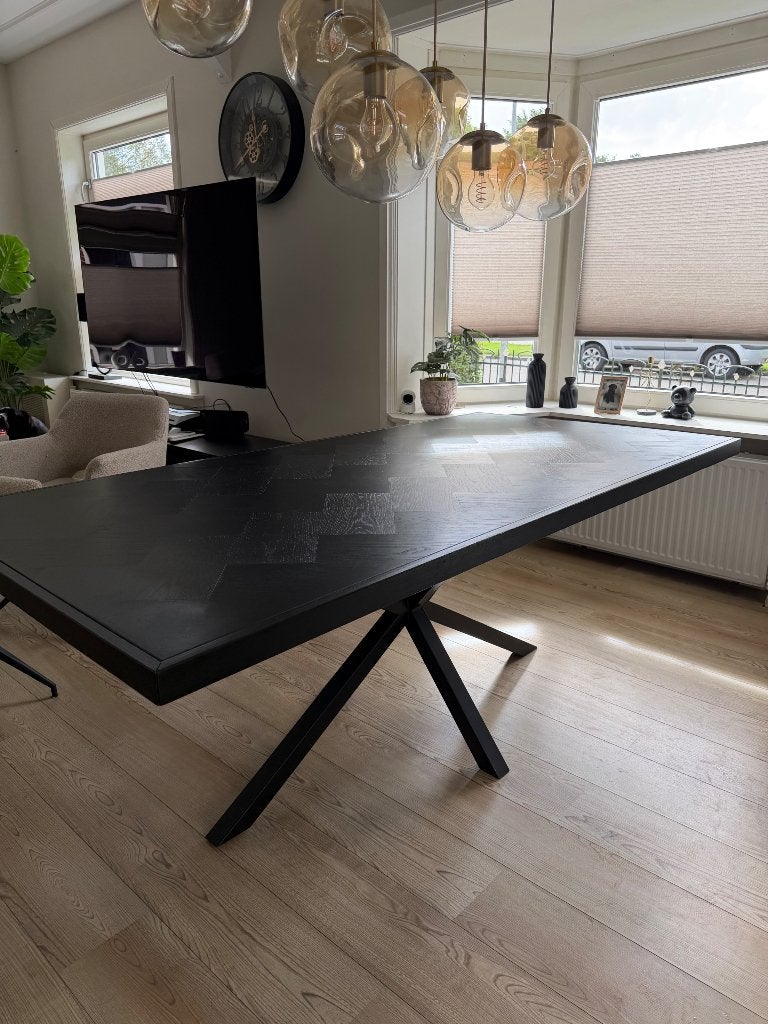 Boston eetkamertafel, Ophalen, Gebruikt, 200 cm of meer, 50 tot 100 cm