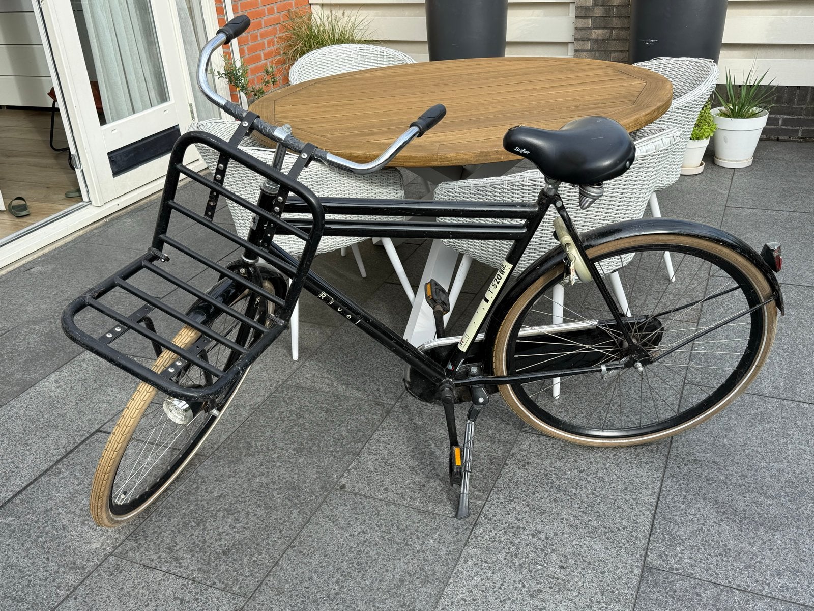 Oude stadsfiets - Ideaal voor korte ritjes, Ophalen of Verzenden, Gebruikt, Overige merken