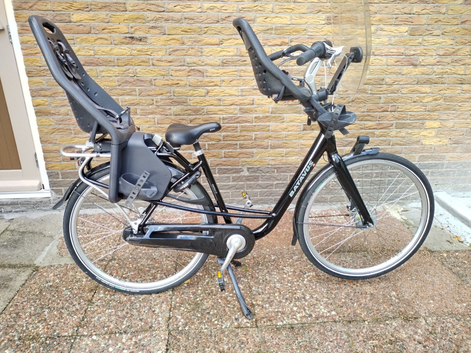 Batavus Mambo LX, Moederfiets met 2 Yepp fietszitjes, Ophalen, 2 zitjes, Batavus, Zo goed als nieuw
