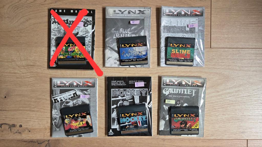Atari Lynx games met handleiding, 1 speler, Ophalen of Verzenden, Atari Lynx, Vanaf 3 jaar