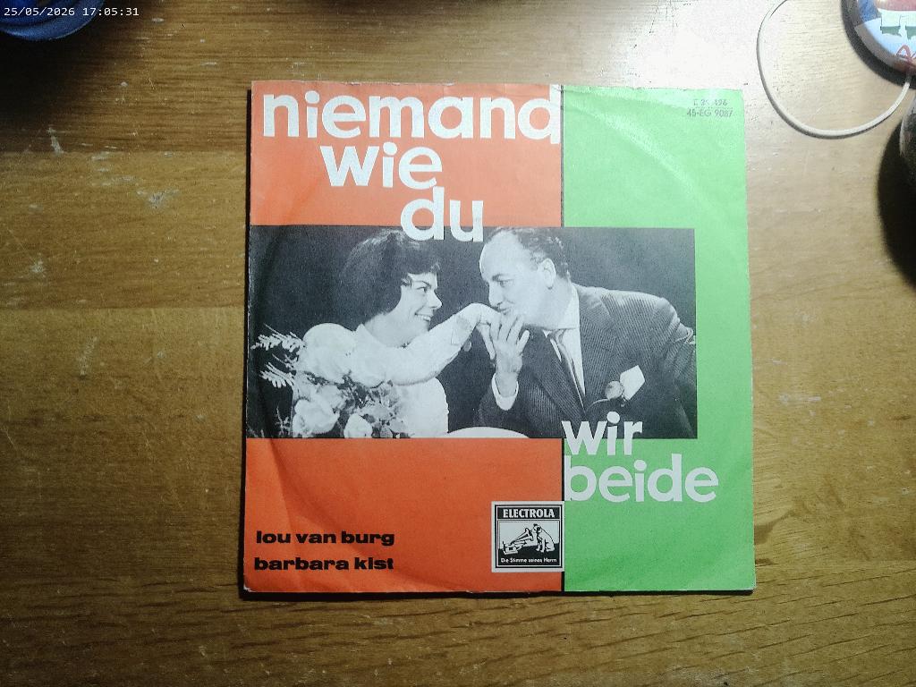 Lou van Burg & Barbara Kist - Niemand wie du, Gebruikt, Fotohoes, 7 inch, Single