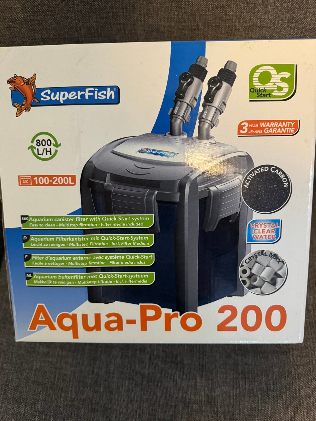 Superfish aqua pro 200 buitenfilter, Ophalen, Zo goed als nieuw
