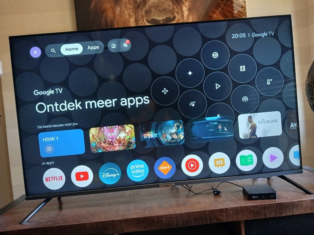 Chiq 50 inch tv 4K, Audio, Tv en Foto, Televisies, 50 Hz, Zo goed als nieuw, 100 cm of meer, Ophalen