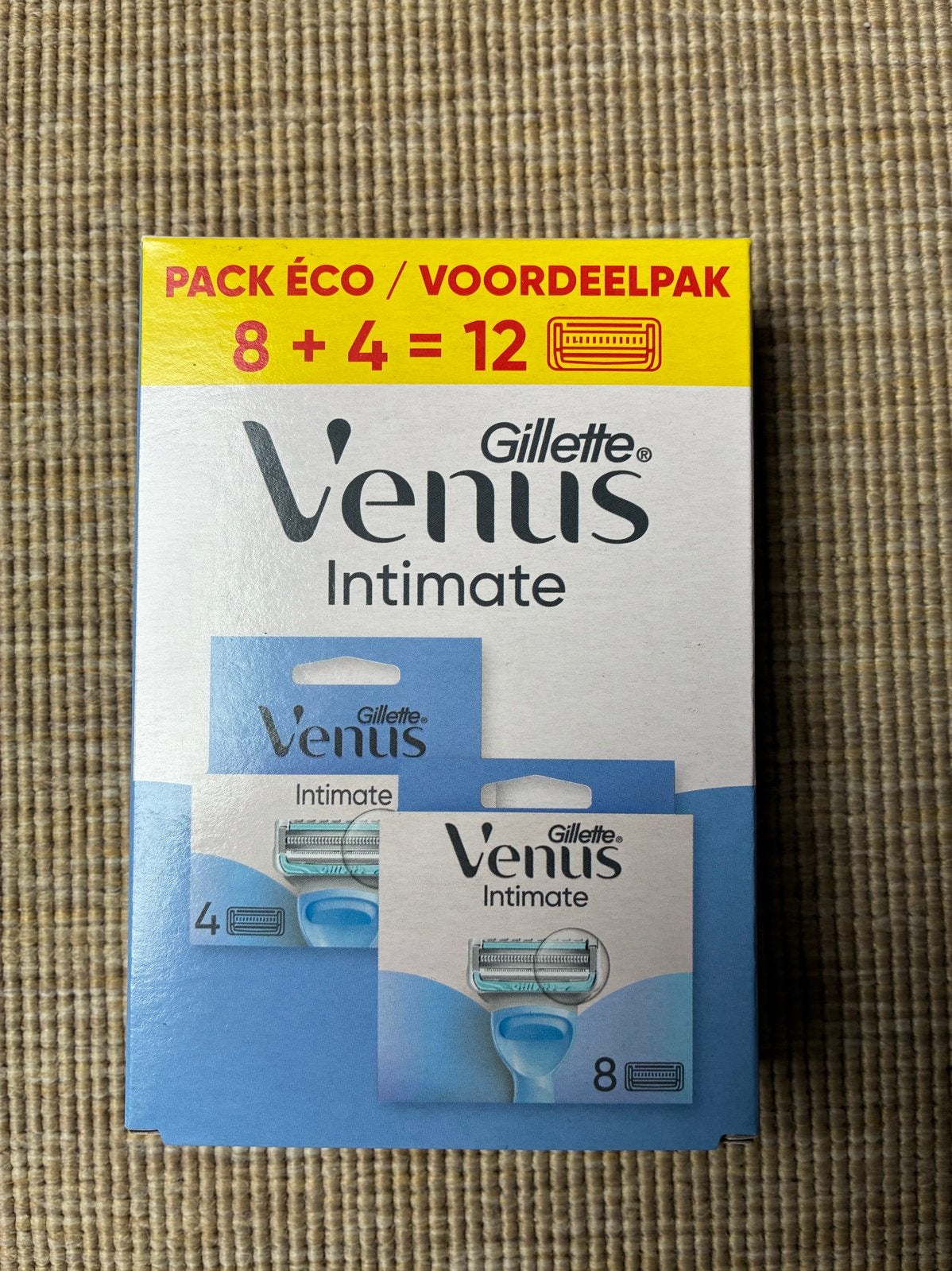 Gillette Venus Intimate Scheermesjes - Voordeelpak 12 stuks, Ophalen of Verzenden, Nieuw, Overige typen
